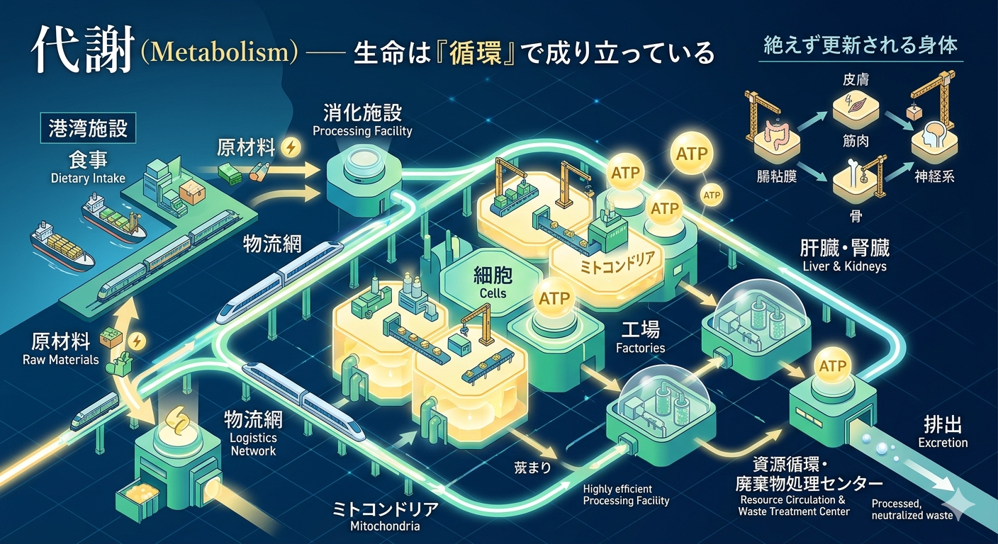 代謝とは何か─生命は「循環」で成り立っている─ 生命を動かす見えないインフラ