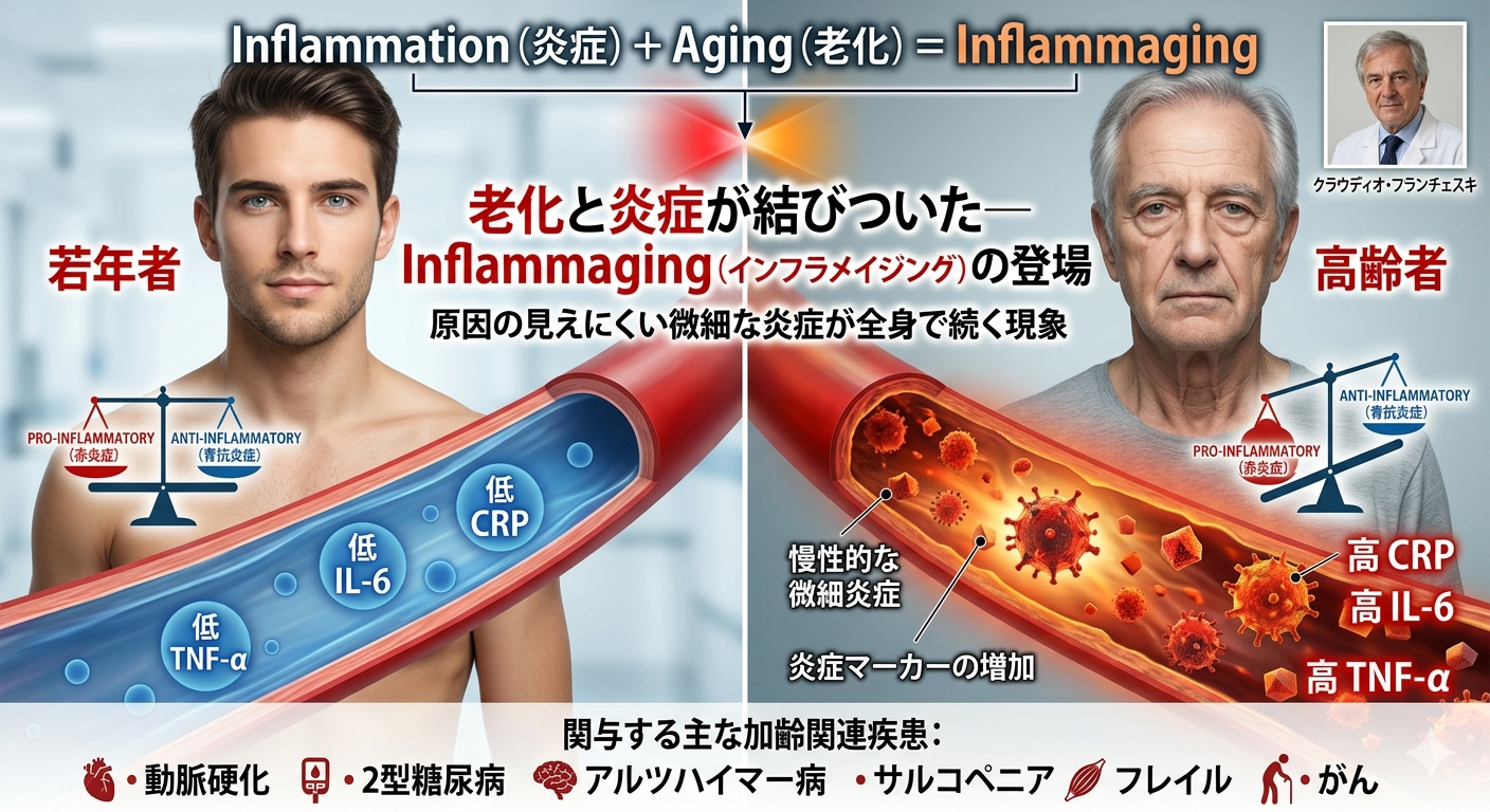 老化と炎症が結びついた─ Inflammaging（インフラメイジング）の登場