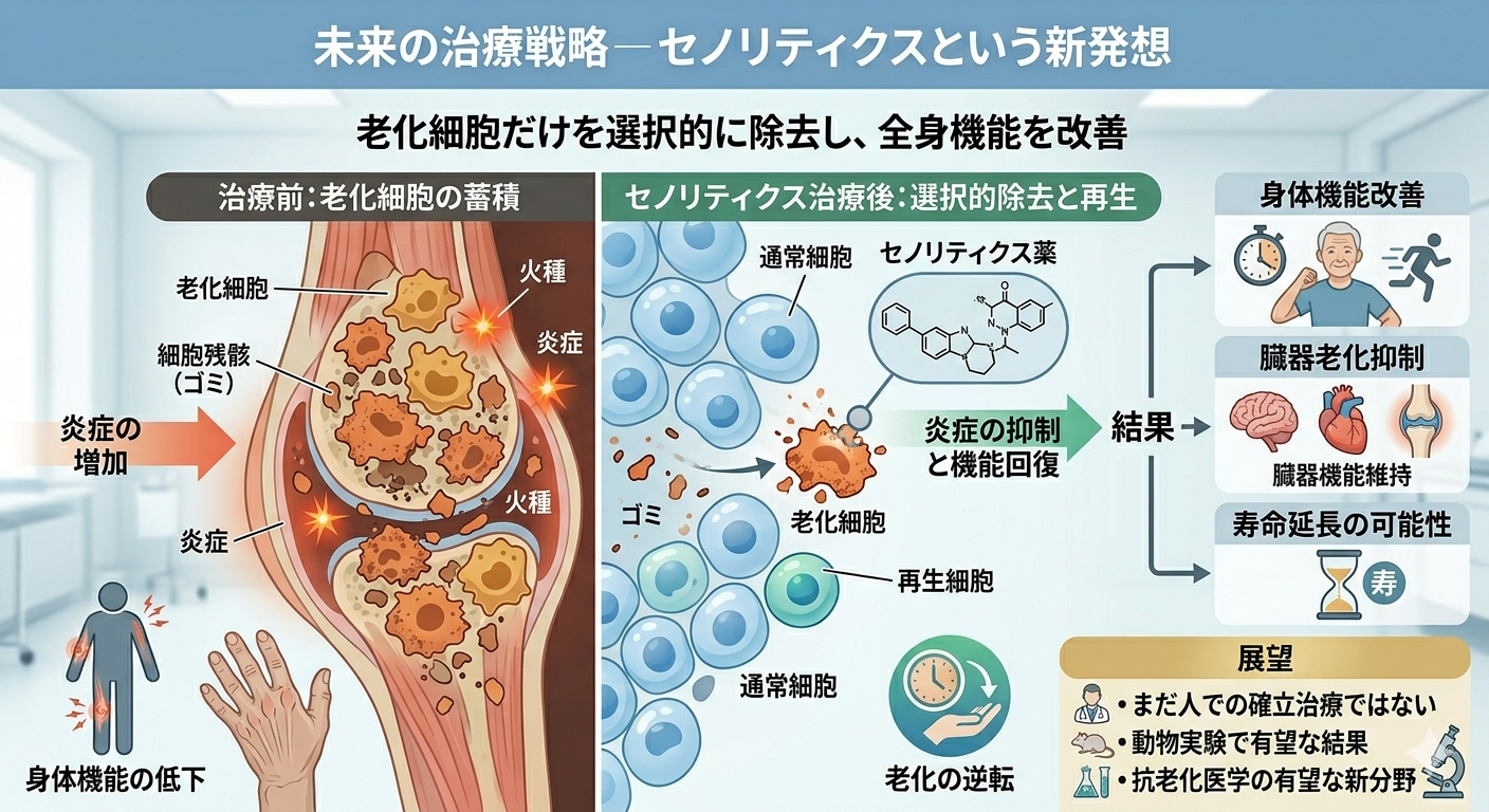 未来の治療戦略─ セノリティクスという新発想