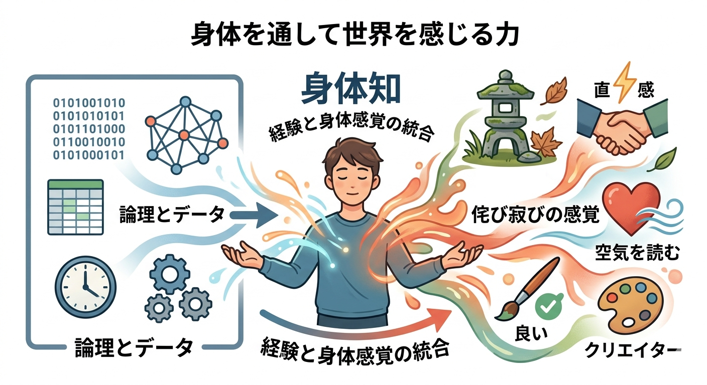 人間にしか生み出せない価値「身体を通じて得られる知覚」