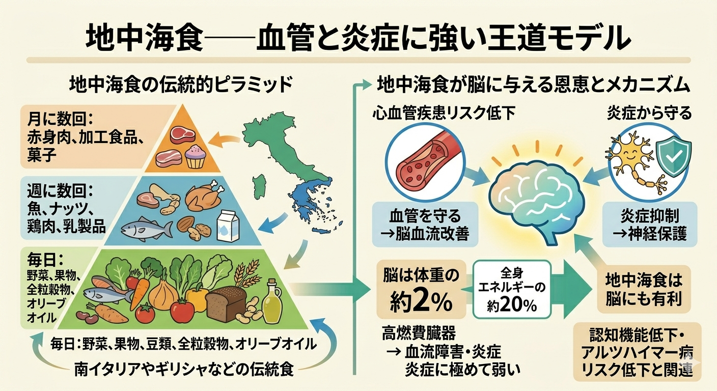 地中海食──血管と炎症に強い王道モデル