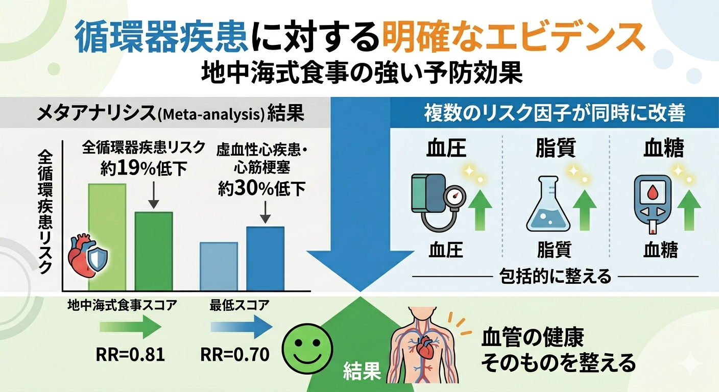 循環器疾患に対する明確なエビデンス