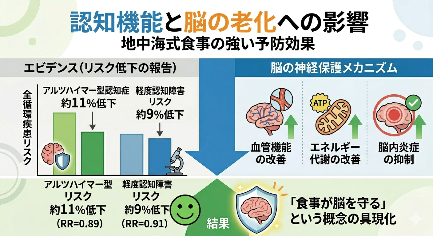 認知機能と脳の老化への影響