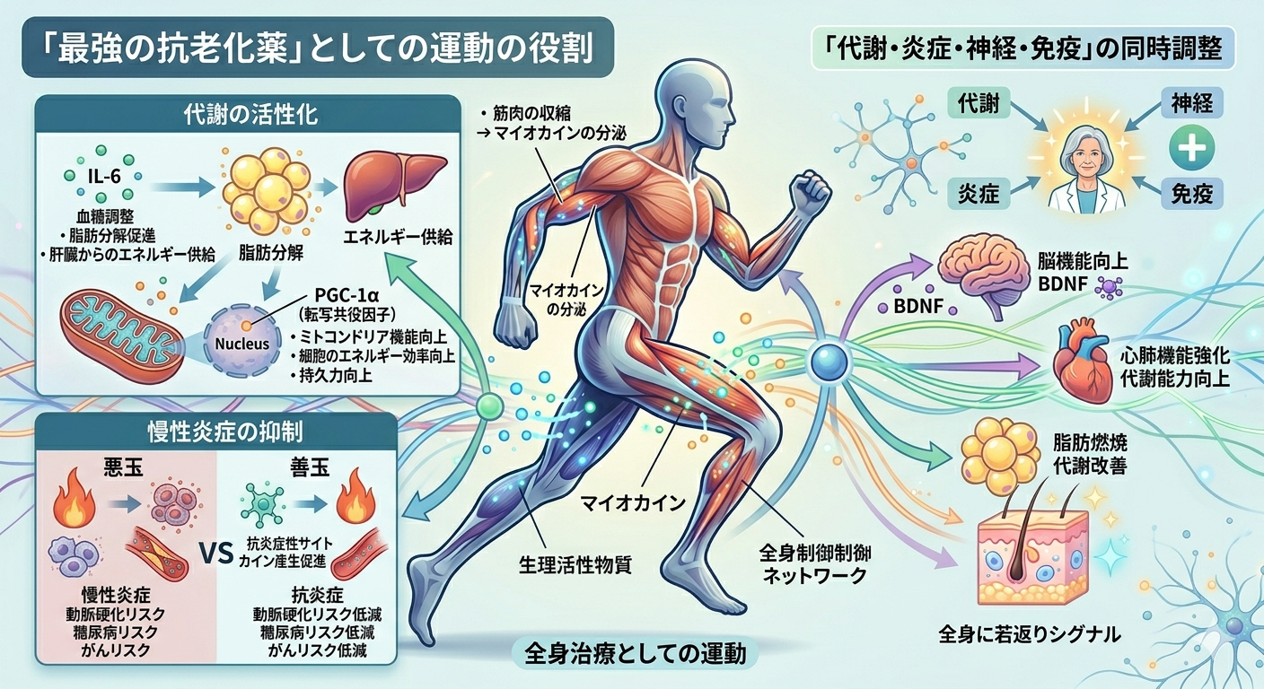 「最強の抗老化薬」としての運動の役割