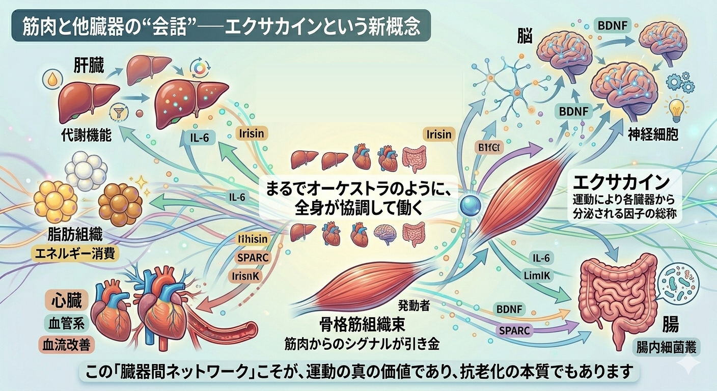 筋肉と他臓器の“会話”──エクサカインという新概念