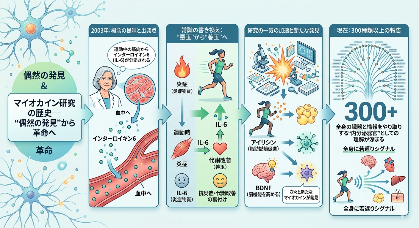 マイオカイン研究の歴史──“偶然の発見”から革命へ