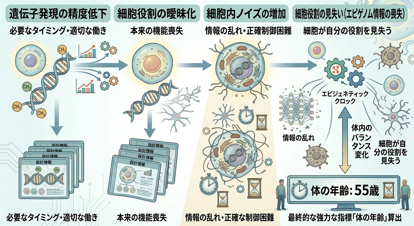 老化に伴って起きる変化