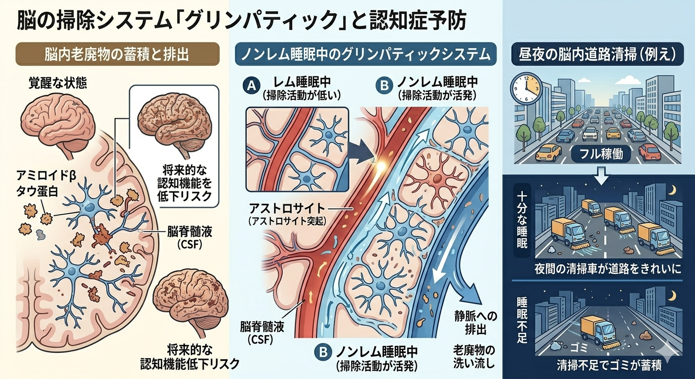 脳の掃除システム「グリンパティック」と認知症予防