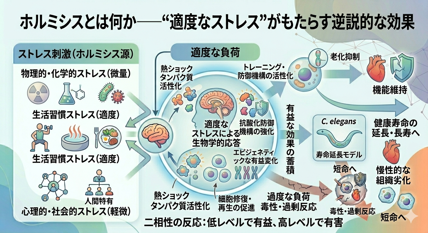 ホルミシスとは何か──“適度なストレス”がもたらす逆説的な効果