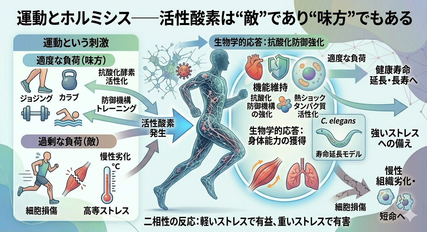 運動とホルミシス──活性酸素は“敵”であり“味方”でもある