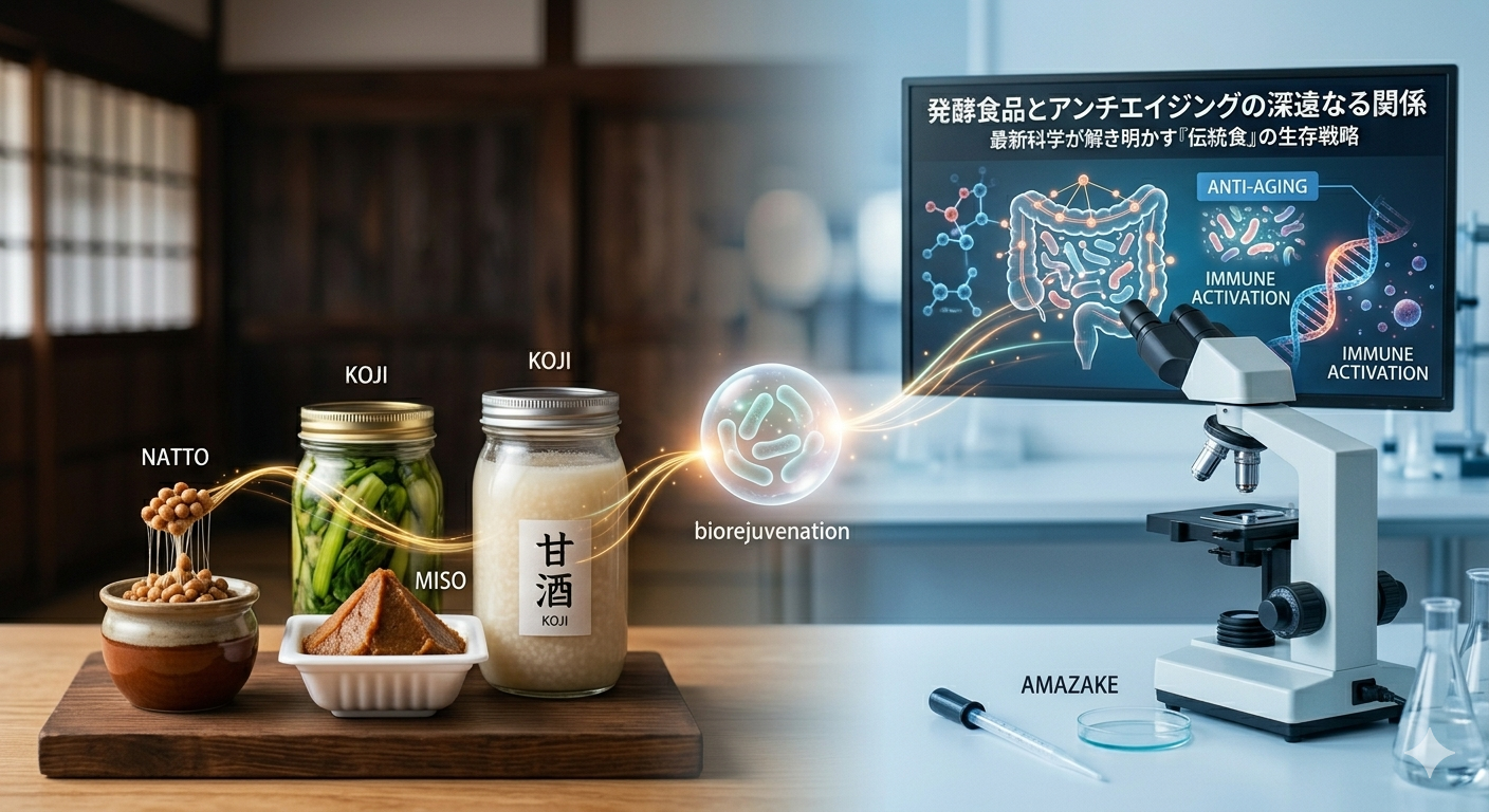 発酵食品とアンチエイジングの深遠なる関係