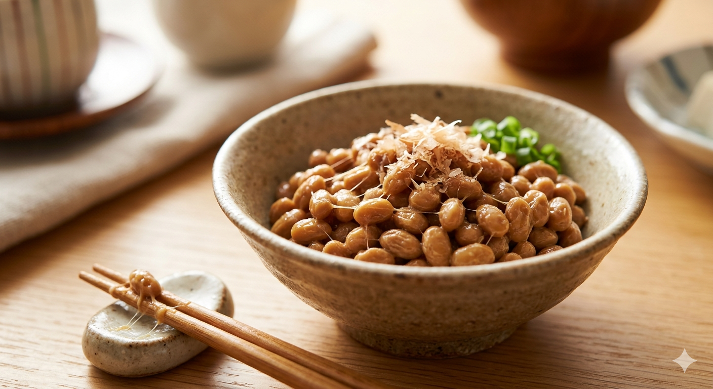 納豆 ─ 血管と細胞の老化を同時に抑える「日本型アンチエイジング食品」