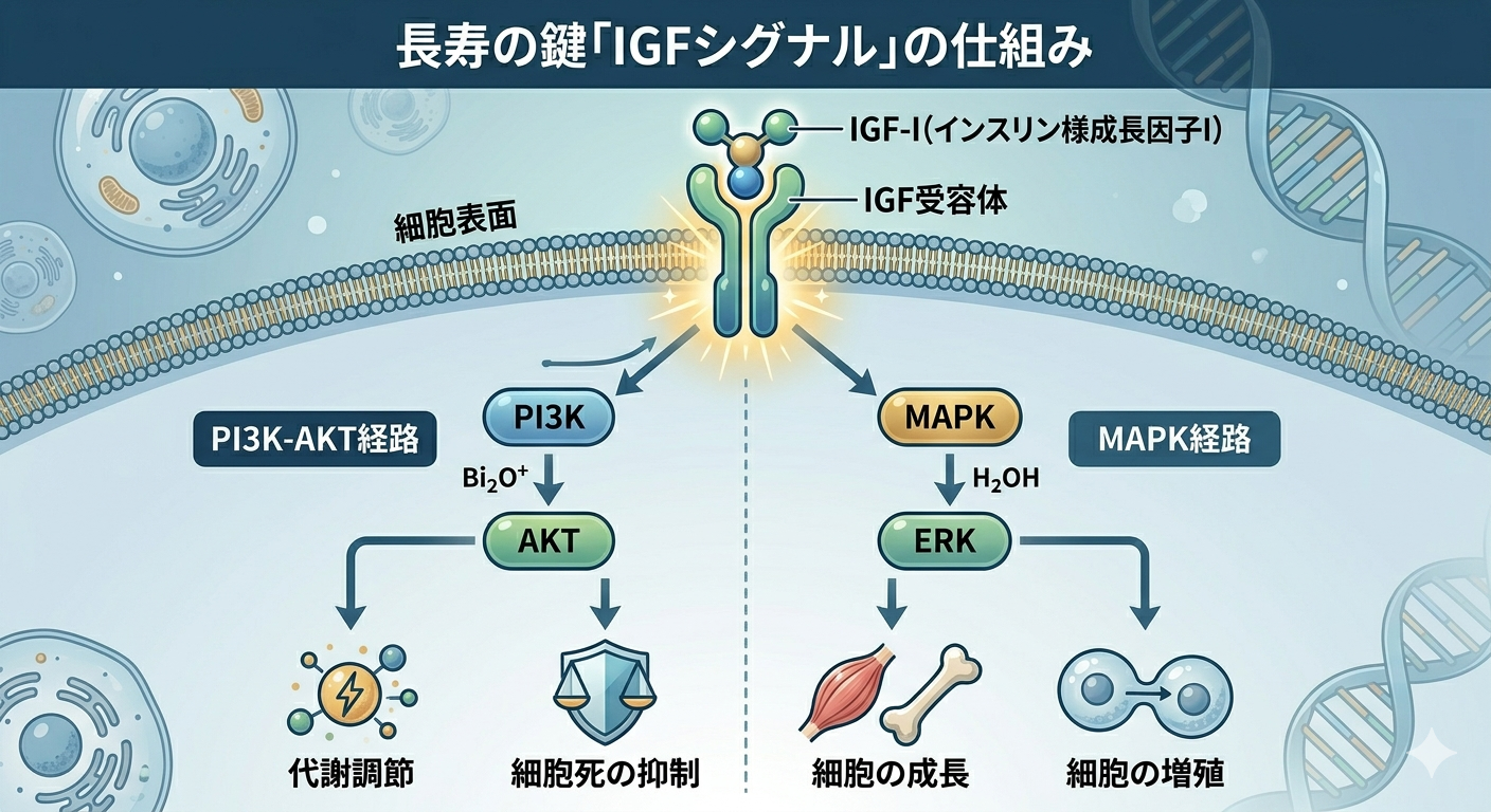 長寿の鍵「IGFシグナル」とは