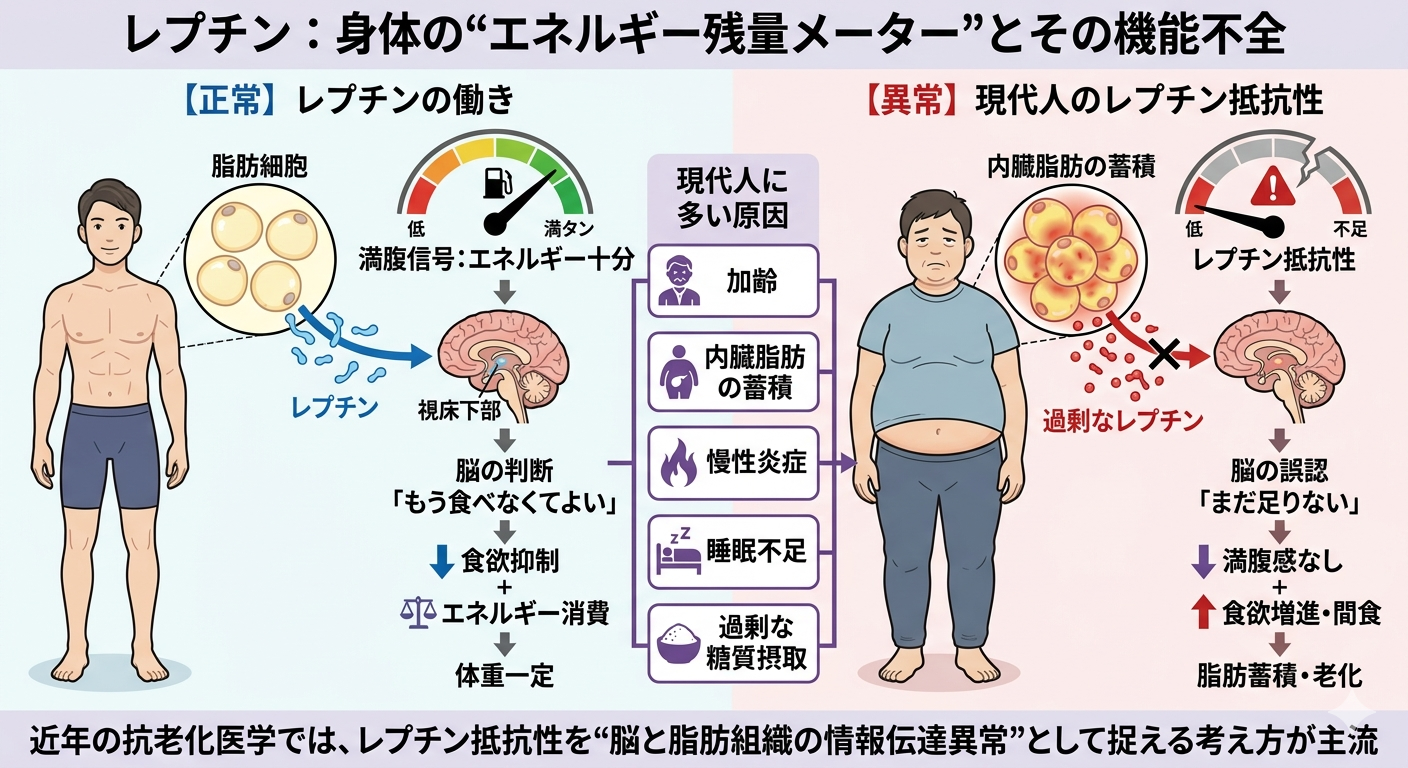 レプチンとは何か──“満腹信号”が効かなくなる現代人