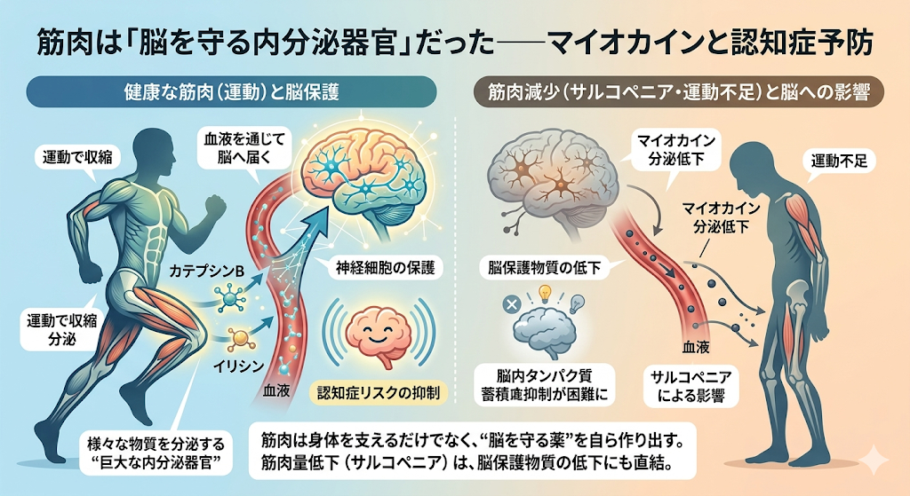 筋肉は「脳を守る内分泌器官」だった──マイオカインと認知症予防