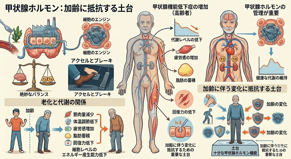 甲状腺ホルモンと老化の関係