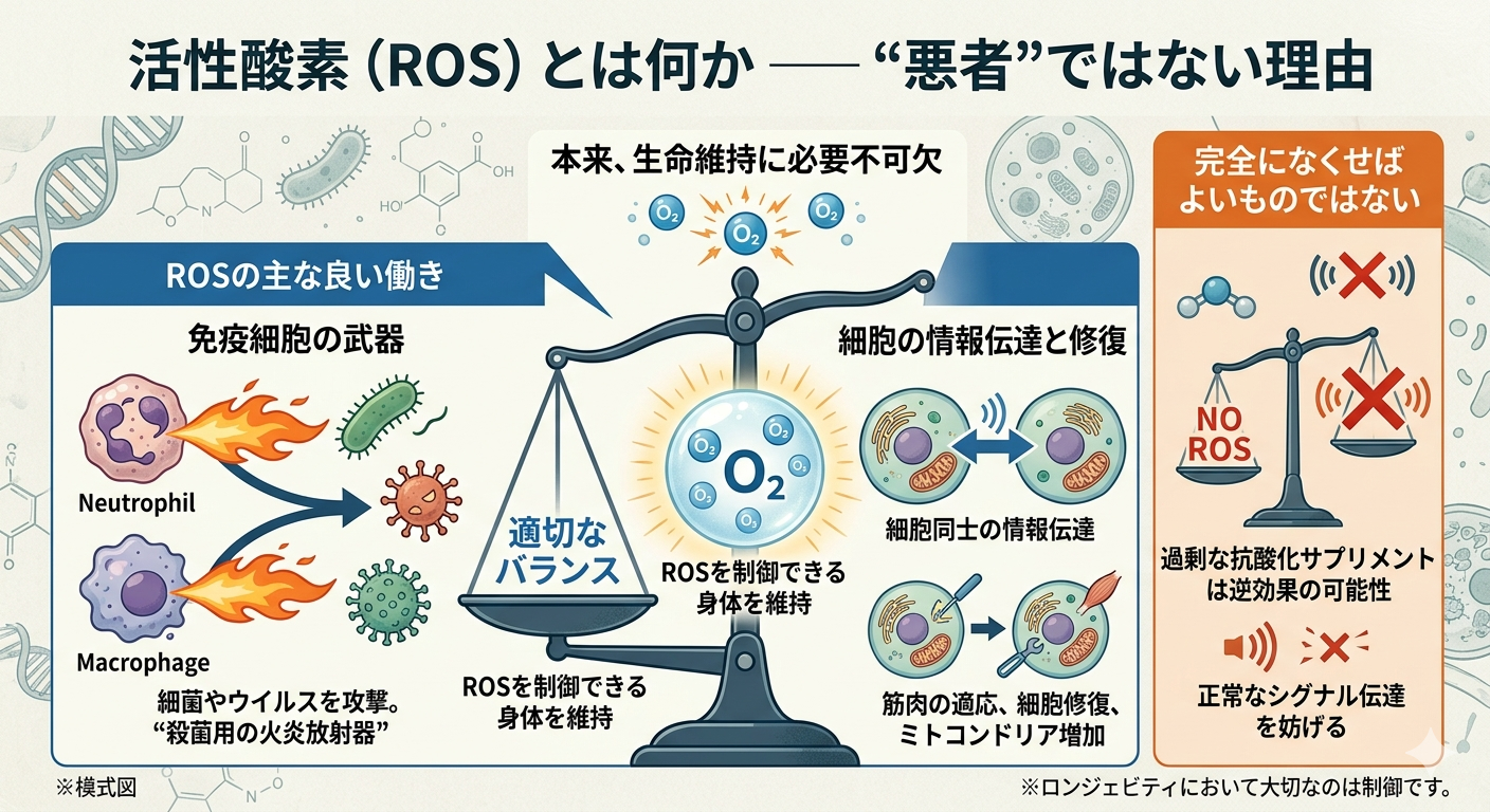活性酸素（ROS）とは何か──“悪者”ではない理由
