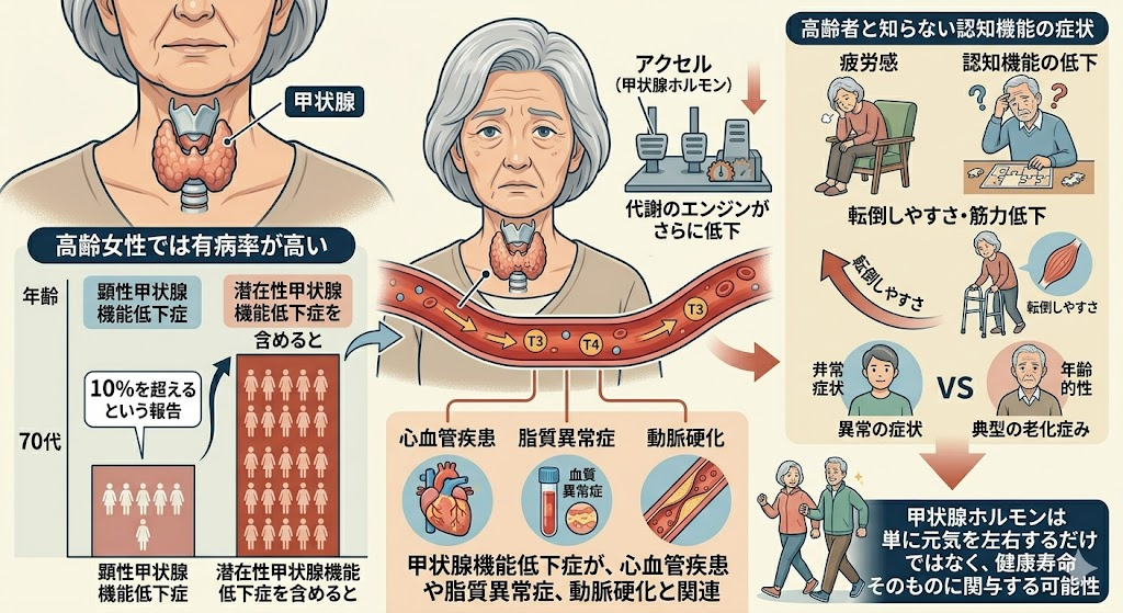 高齢化社会と甲状腺機能低下症