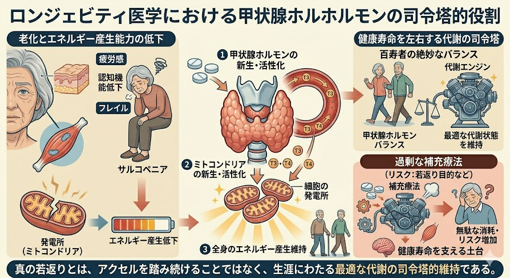 なぜ抗老化医学は甲状腺ホルモンに注目するのか