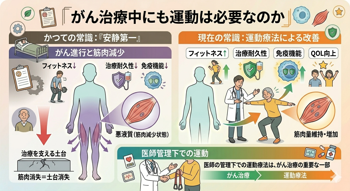 がん治療中にも運動は必要なのか