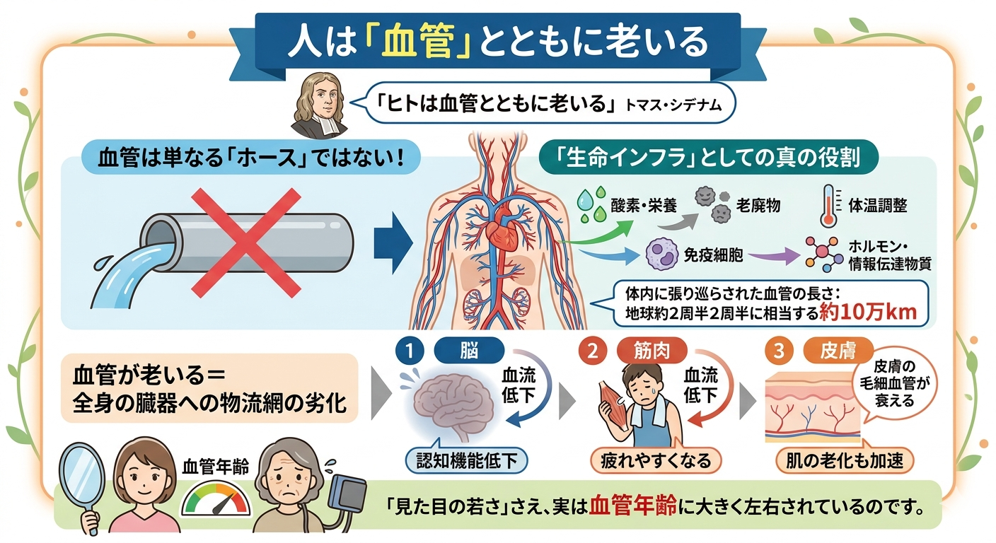 人は「血管」とともに老いる