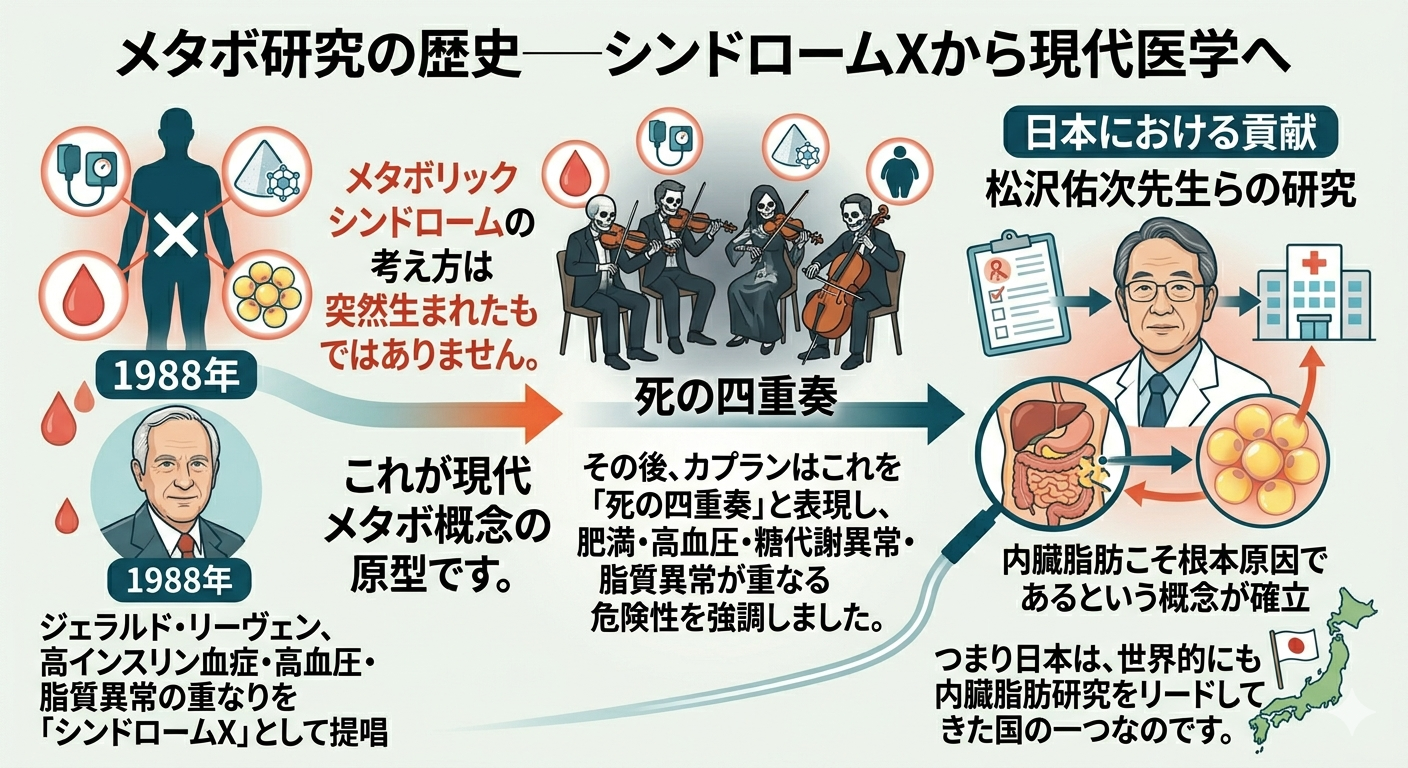 メタボ研究の歴史──シンドロームXから現代医学へ