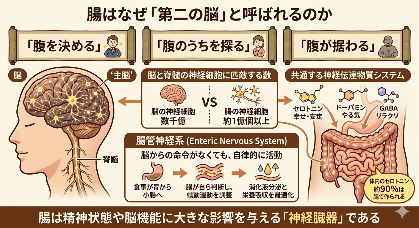 腸はなぜ「第二の脳」と呼ばれるのか