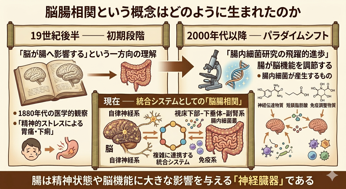 脳腸相関という概念はどのように生まれたのか