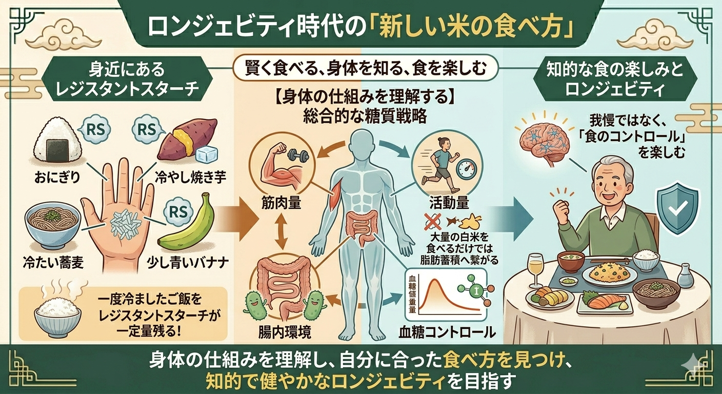 ロンジェビティ時代の「新しい米の食べ方」