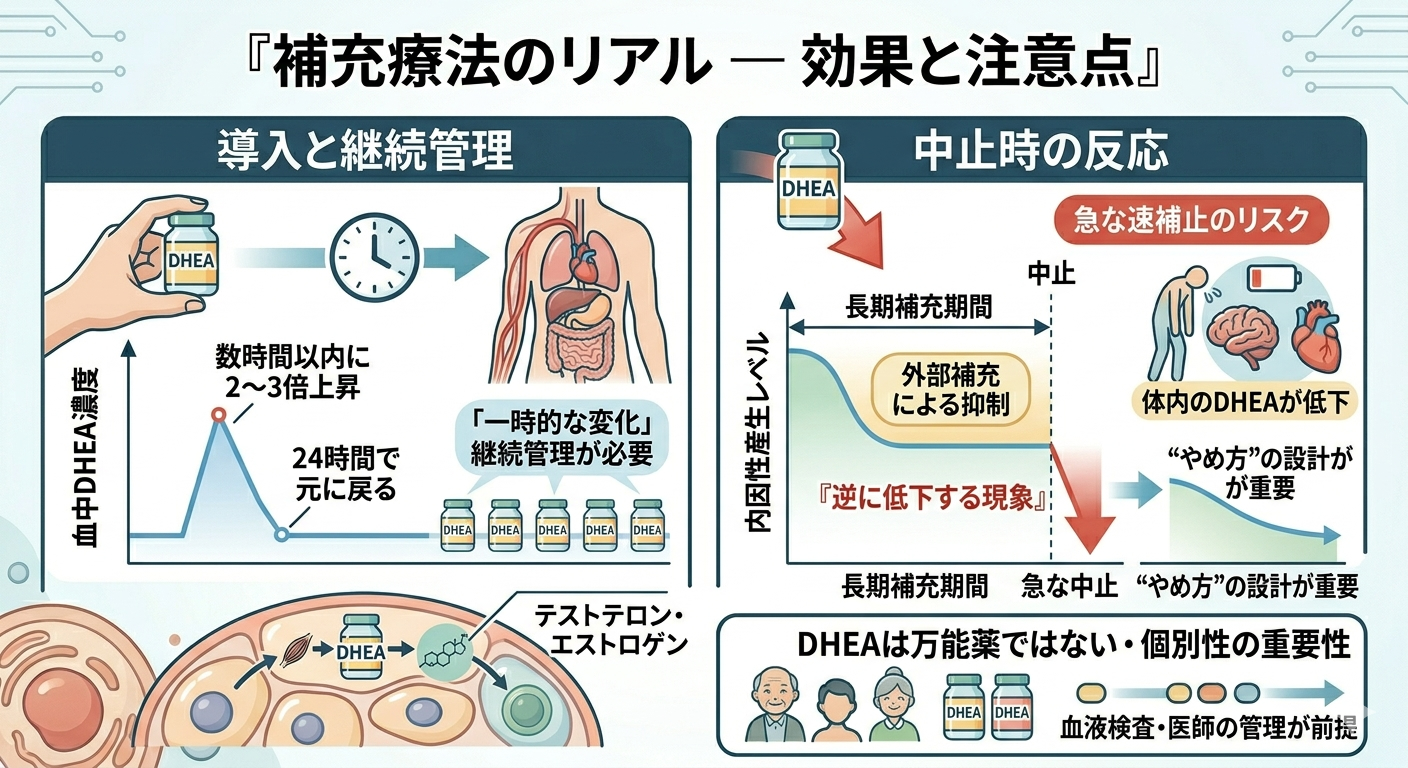 補充療法のリアル ― 体内で何が起きているのか