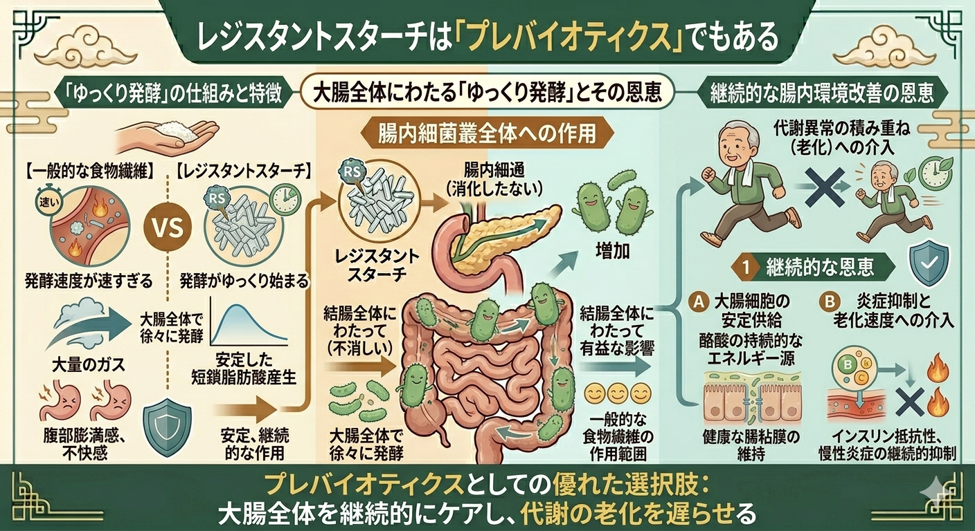 レジスタントスターチは「プレバイオティクス」でもある