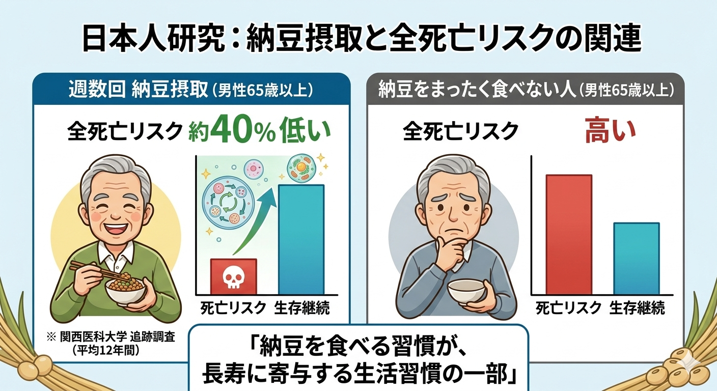 納豆を食べる人は長生きなのか──日本人研究から見える現実
