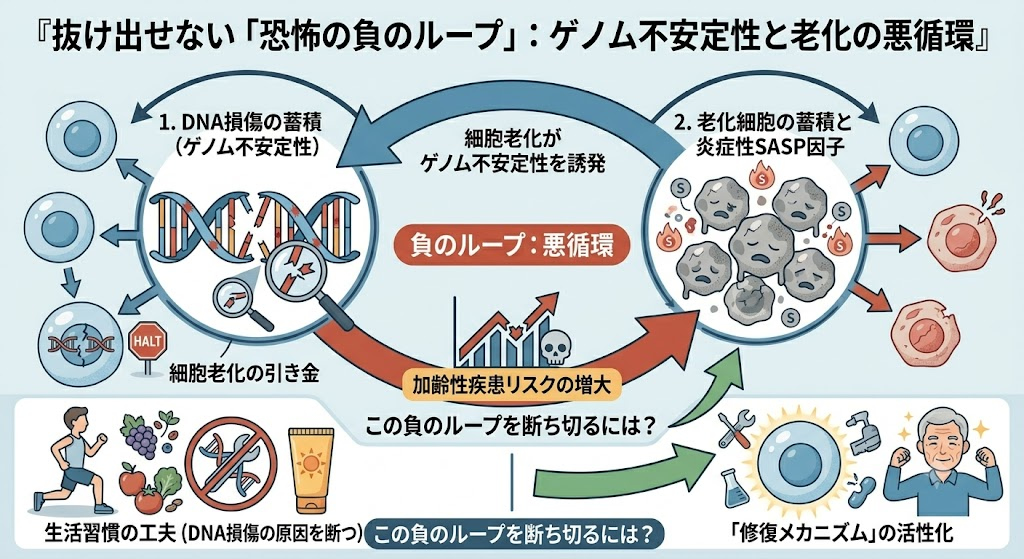 ゲノム不安定性とは何か──抜け出せない「恐怖の負のループ」