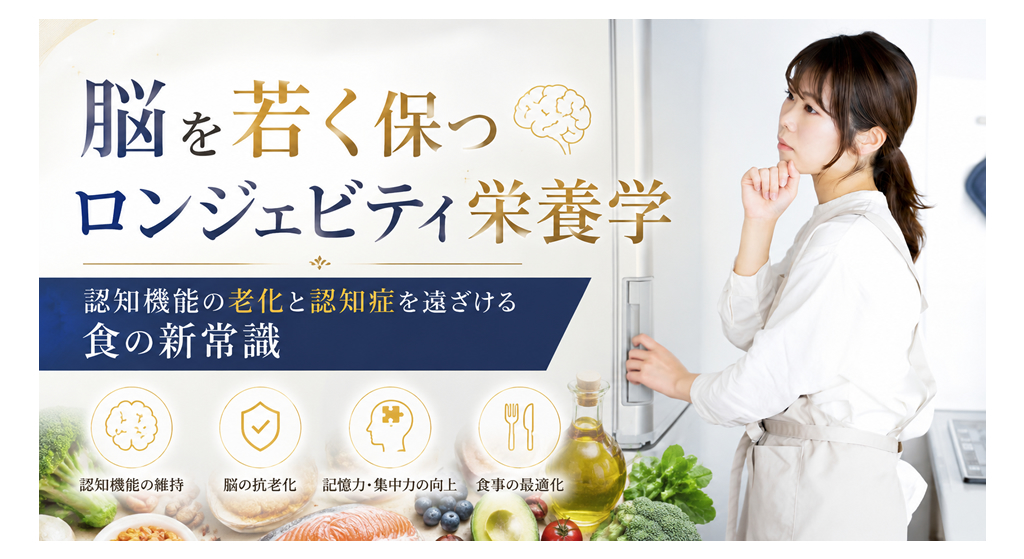脳を若く保つロンジェビティ栄養学──認知機能の老化と認知症を遠ざける食の新常識