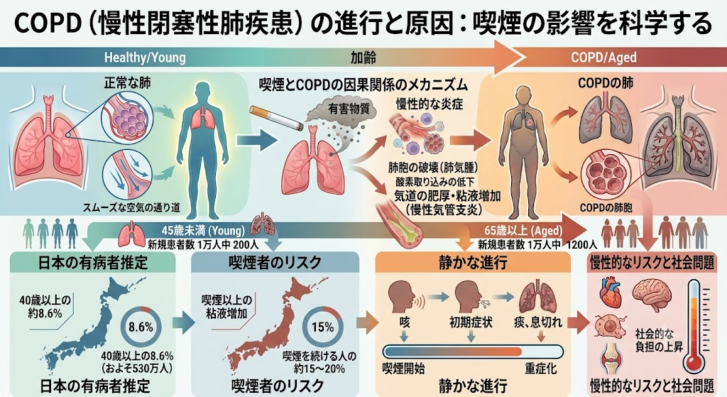 COPD（慢性閉塞性肺疾患）とは──静かに進行する現代の国民病