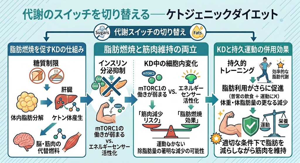 代謝のスイッチを切り替える──ケトジェニックダイエット