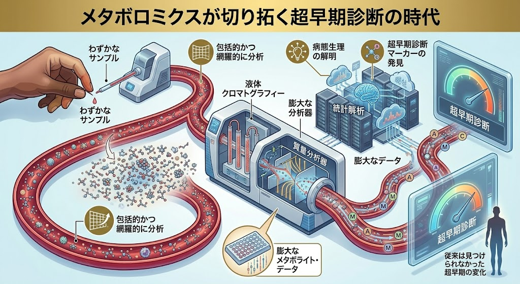 メタボロミクスが切り拓く超早期診断の時代
