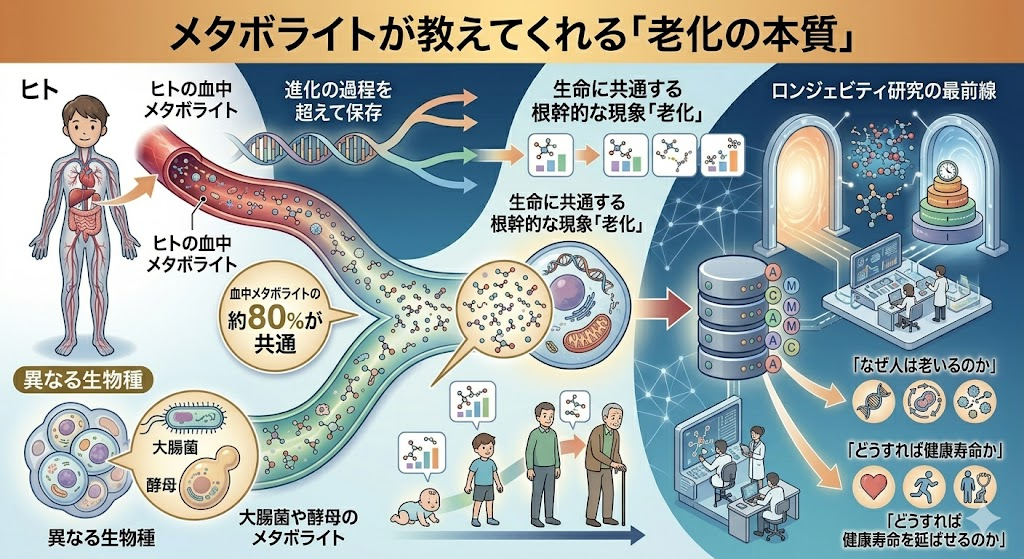 メタボライトが教えてくれる「老化の本質」