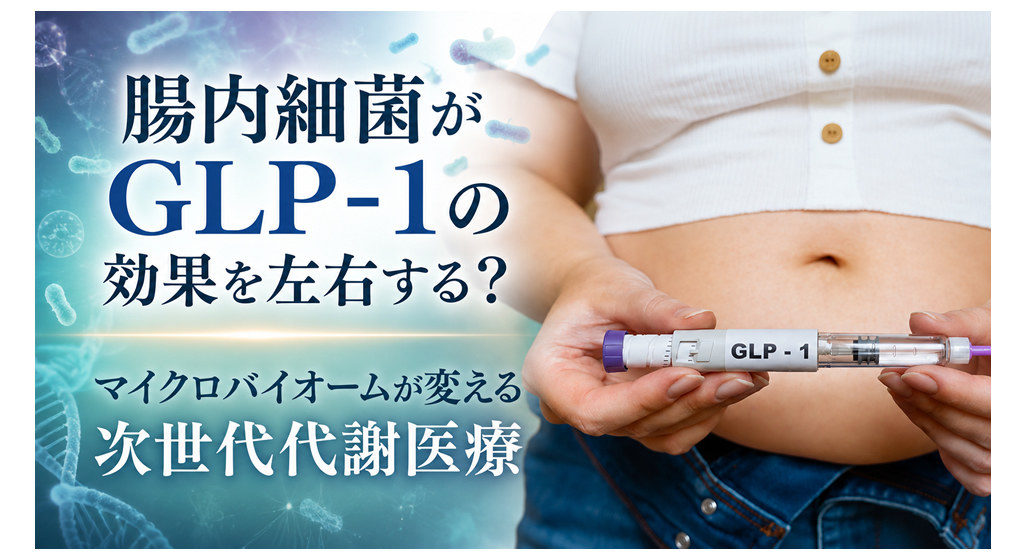 腸内細菌がGLP-1の効果を左右する？ マイクロバイオームが変える次世代代謝医療