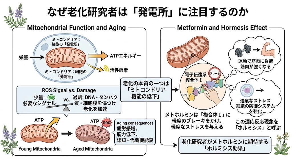 なぜ老化研究者は、ミトコンドリアの「発電所」に注目するのか