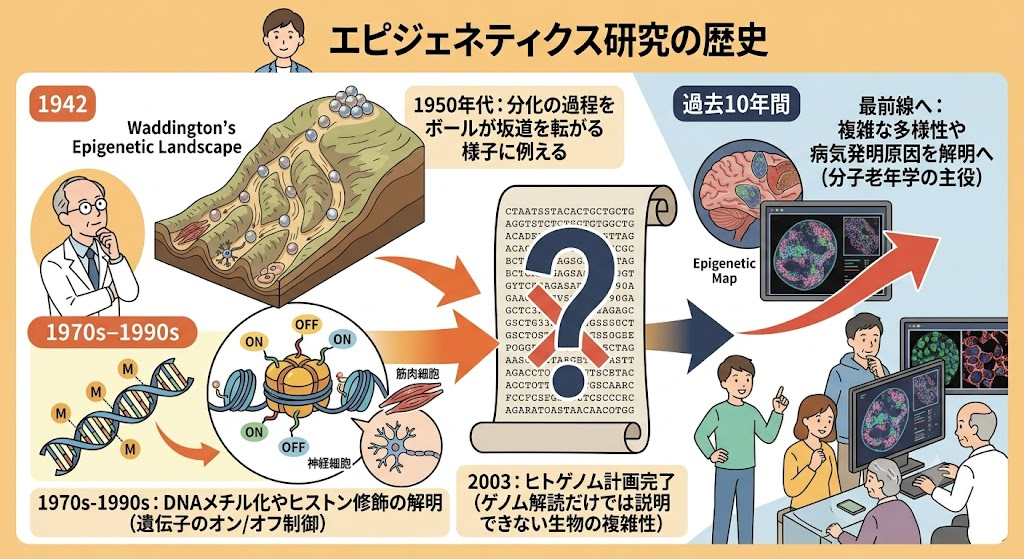 エピジェネティクス研究の歴史