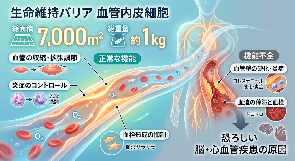 血管内皮細胞という名の生命維持バリア