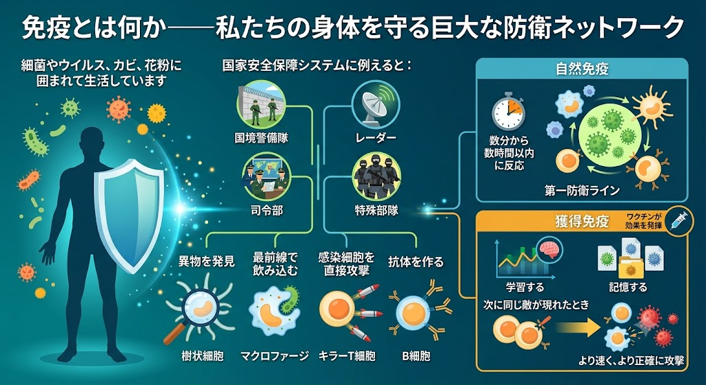 免疫とは何か——私たちの身体を守る巨大な防衛ネットワーク