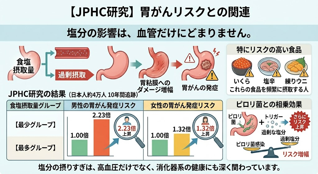 【JPHC研究】胃がんリスクとの関連