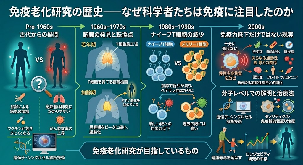 40代から始まる免疫老化とは？― 健康寿命を左右する免疫システムの真実