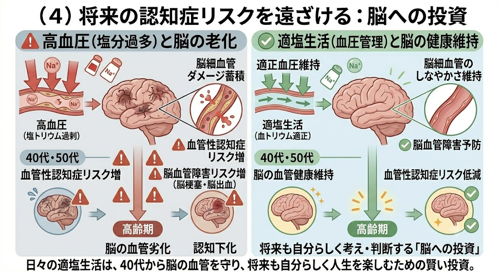 (4)将来の認知症リスクを遠ざける