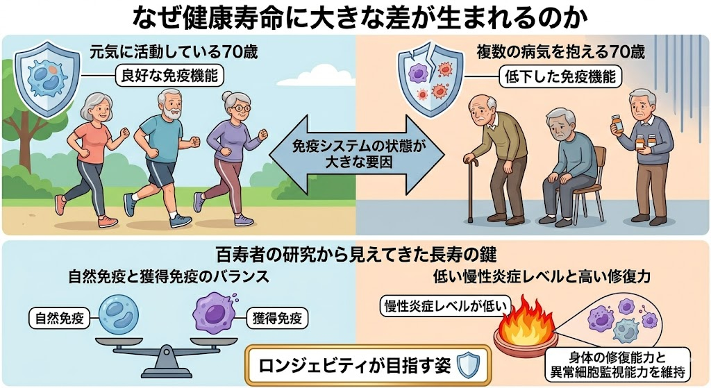 なぜ健康寿命に大きな差が生まれるのか