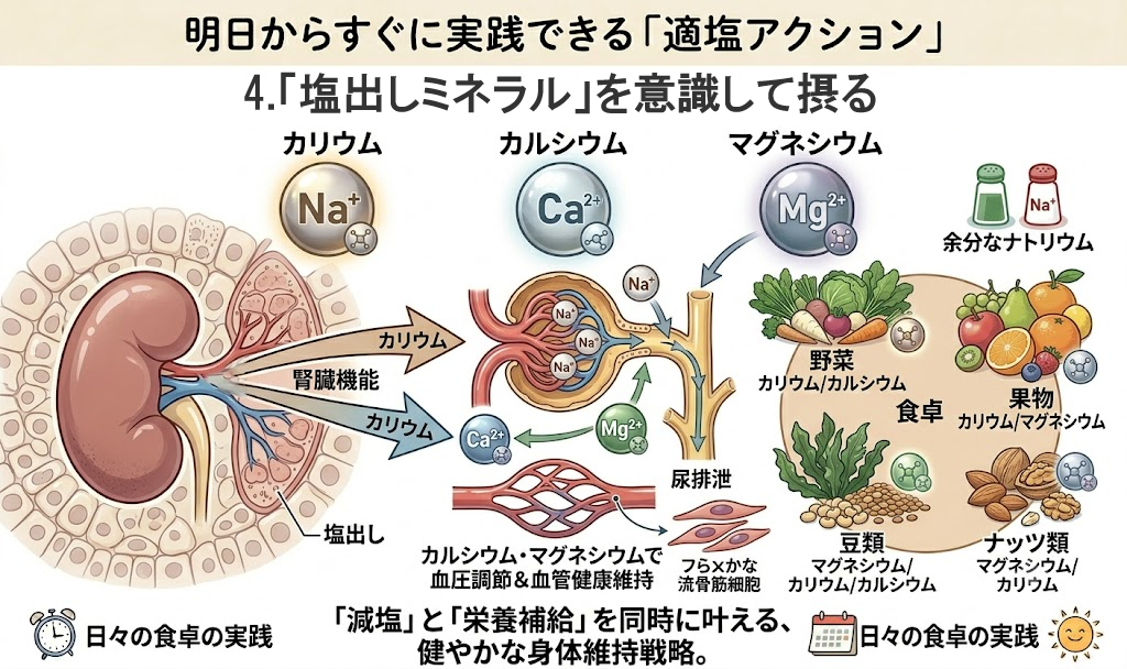 4.「塩出しミネラル」を意識して摂る