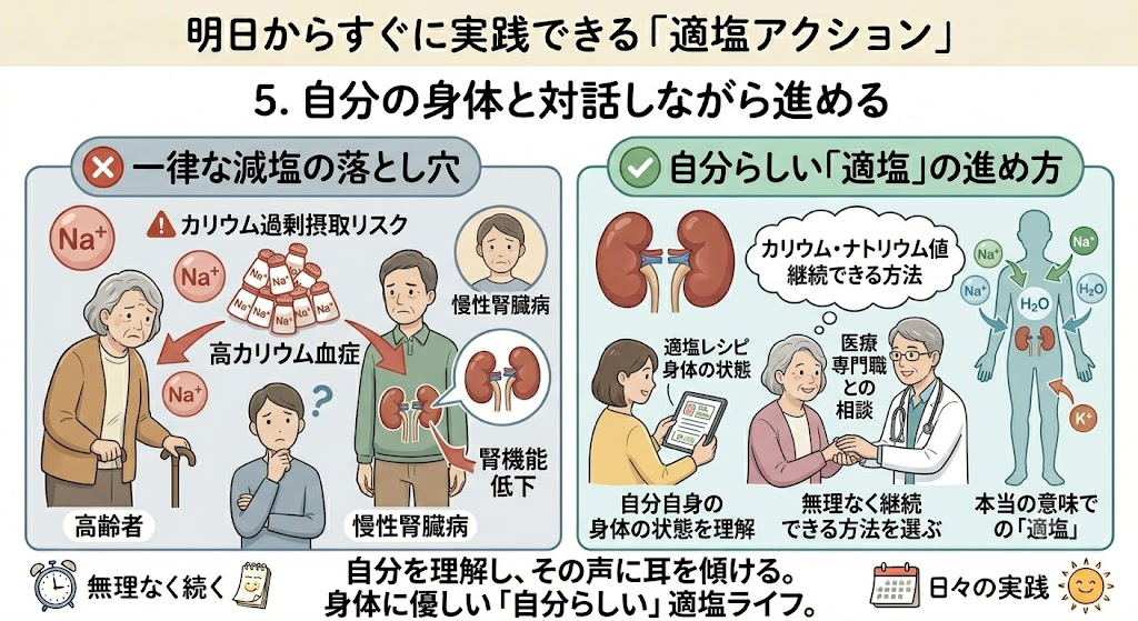 5.自分の身体と対話しながら進める