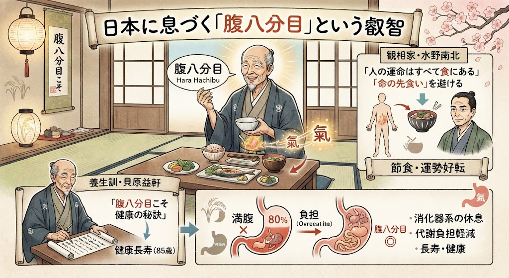 日本に息づく「腹八分目」という叡智